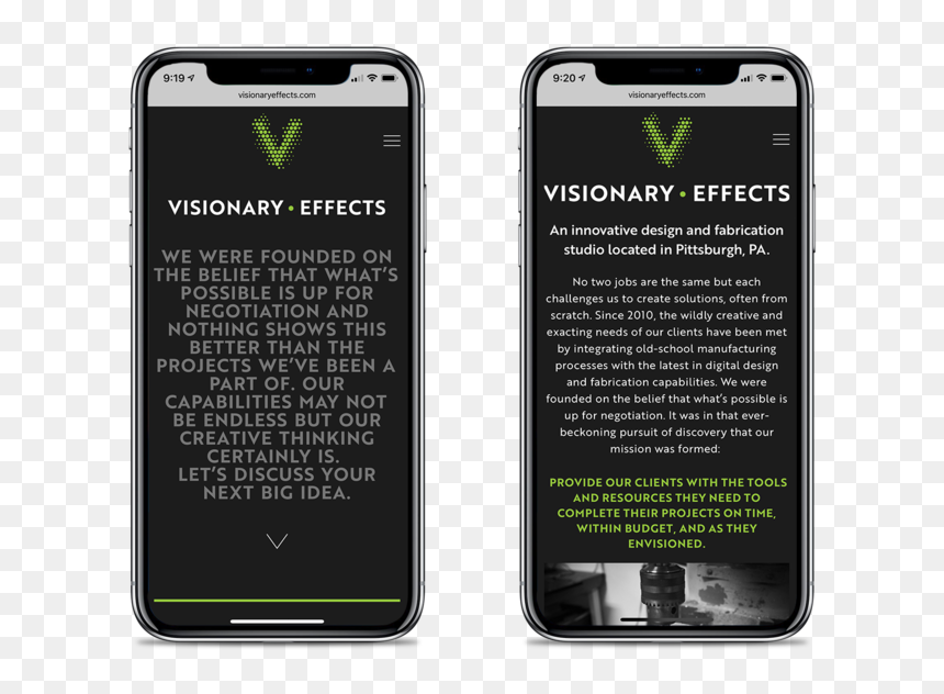 Design And Architecture Website Visionary Effects Bootstrap - Smartphone, HD Png Download - latest png effects