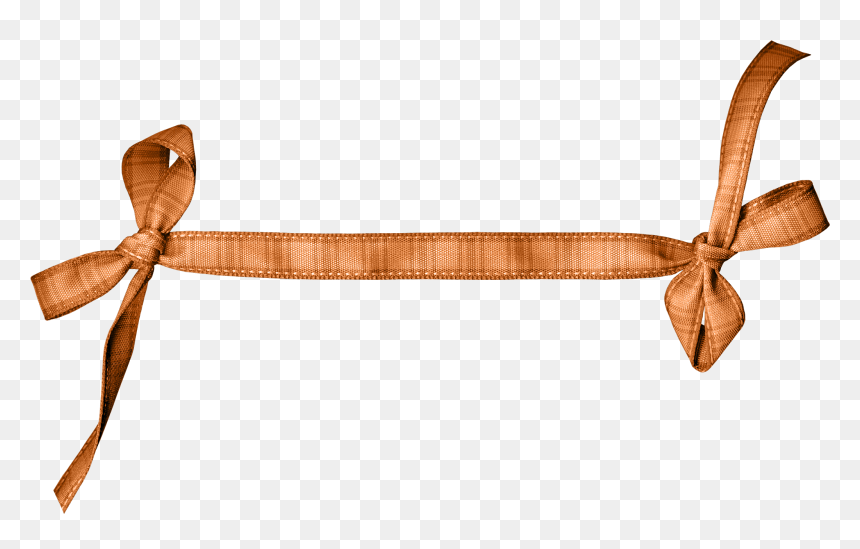 Green Leaves Ribbon Png, Transparent Png - burlap ribbon png