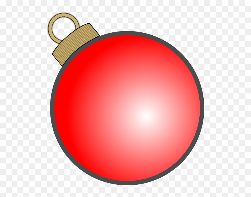 Christmas Ball Clip Art At Clker Com - Christmas Ball Ornament Clipart, HD Png Download - christmas ball vector png
