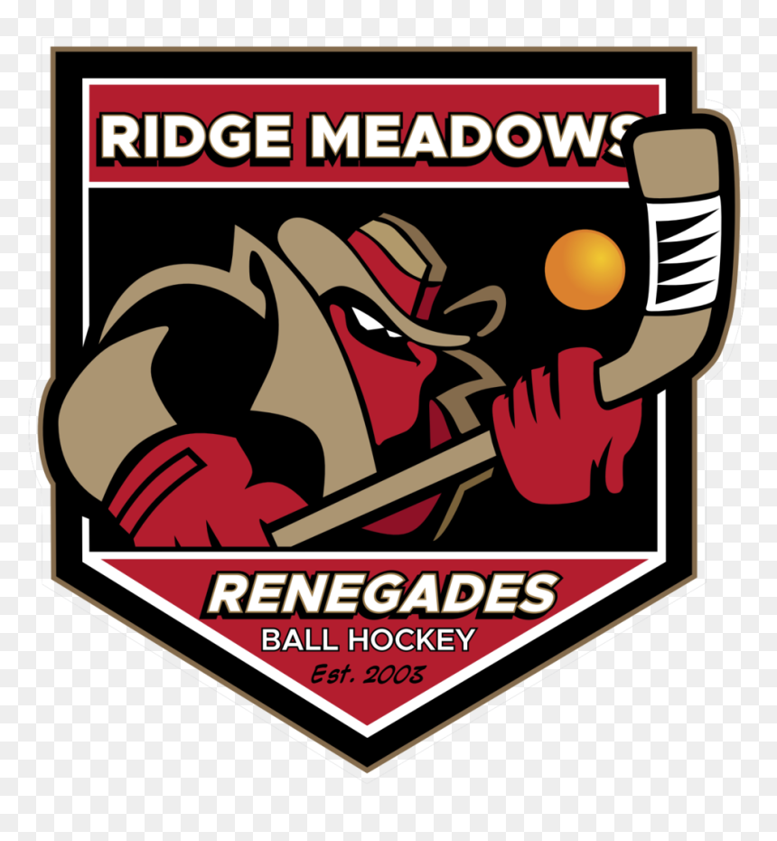 Ridge Meadow With White Text, HD Png Download - hockey ball png