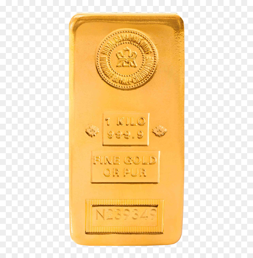Royal Canadian Mint 1kg Bar, HD Png Download - gold biscuits png