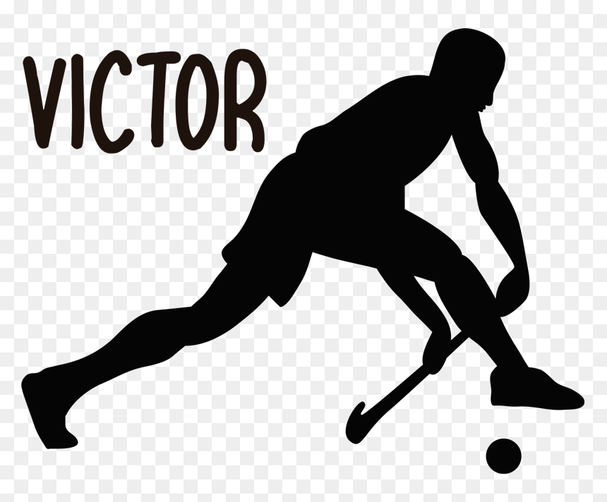 Field Hockey Player Named Wall Decal - Jugadora Hockey Png, Transparent Png - hockey ball png