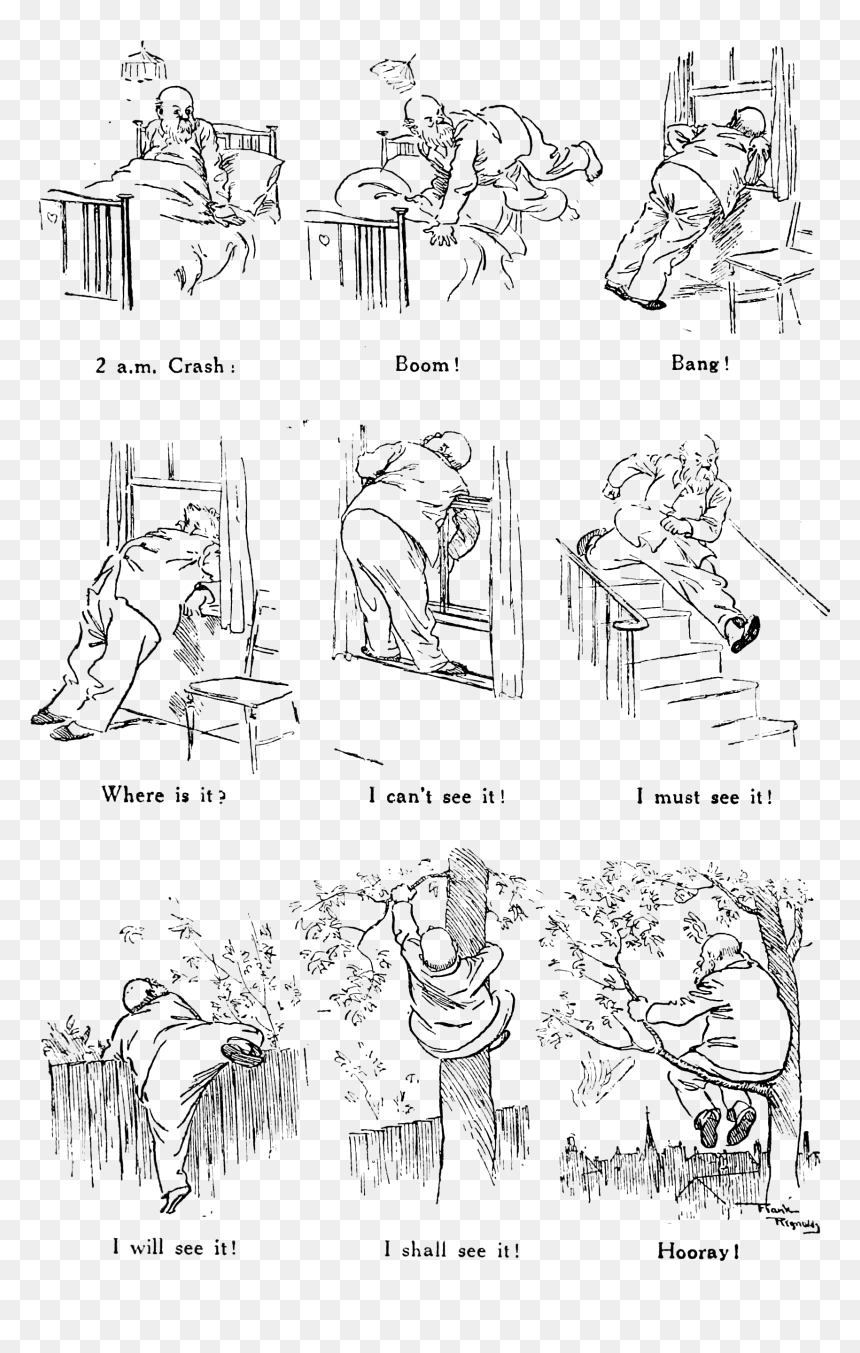 Punch"s History Of The Great War P139 - Line Art, HD Png Download - punch hand png