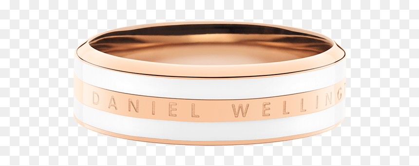 Classic Ring Satin White Rose Gold - Bangle, HD Png Download - png jewellers bangle designs