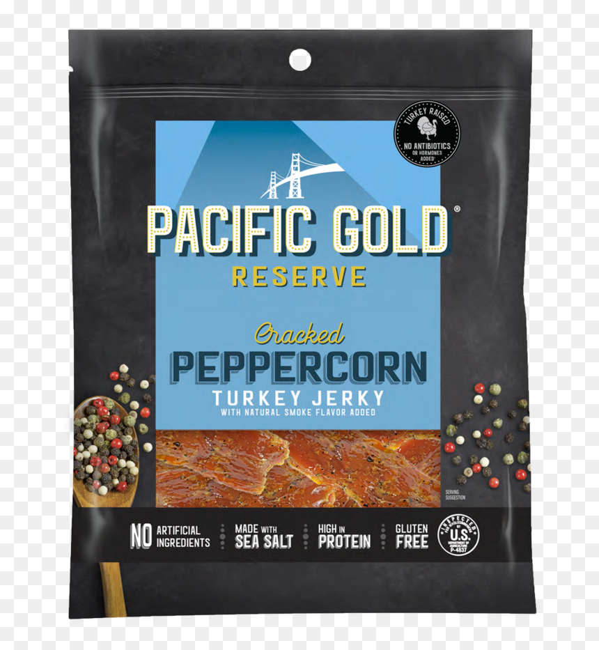 Turkey Jerky Punch - Pacific Gold Reserve Turkey Jerky, HD Png Download - punch hand png