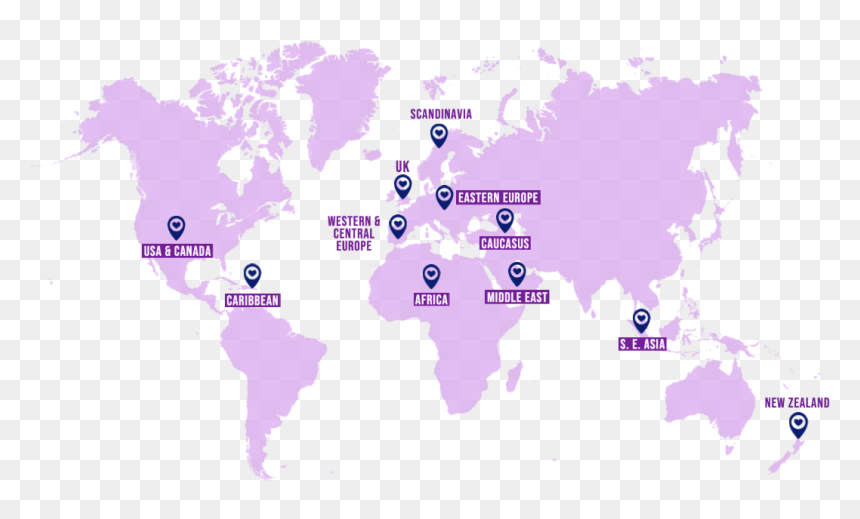 The Flyaway Girl Where She"s Been World Map Of Destinations - World Map, HD Png Download - girl text png