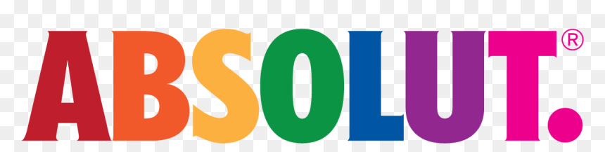 Absolut Vodka Rainbow Logo, HD Png Download - rainbow logo png