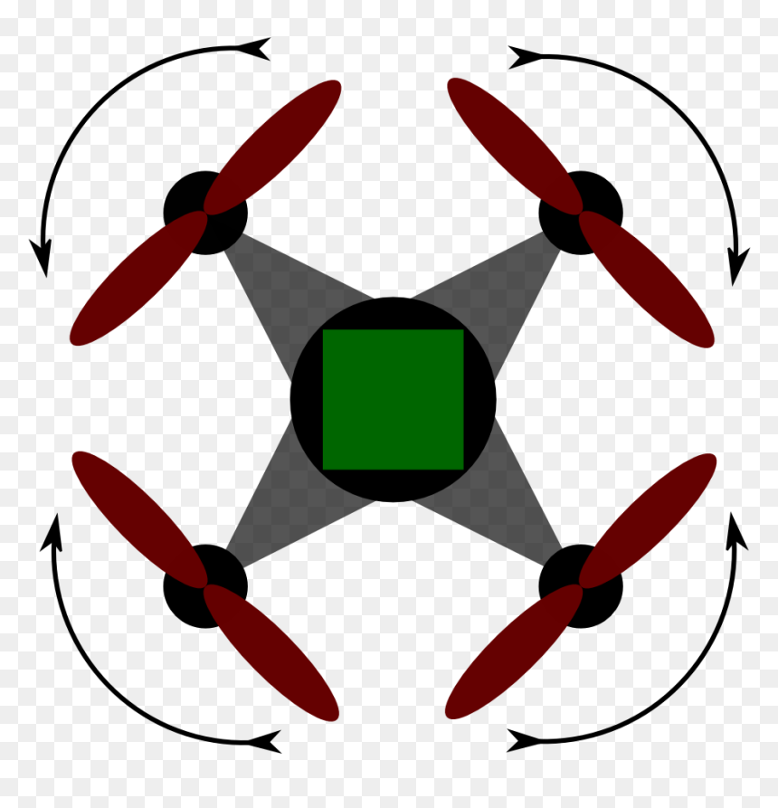 Unmanned Aerial Vehicle, HD Png Download - drone vector png