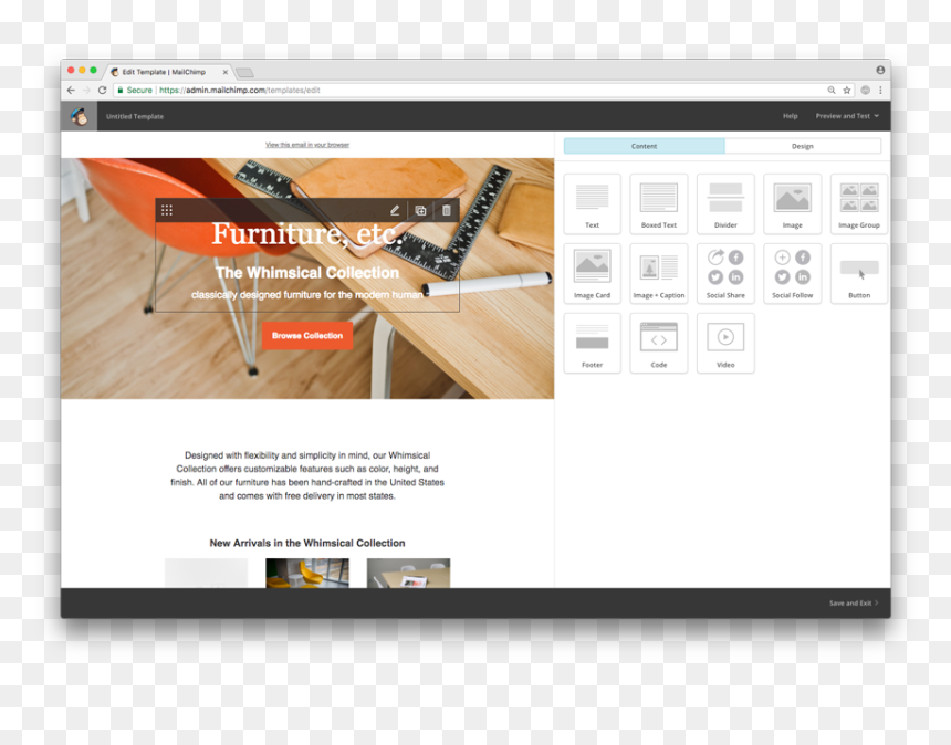 Web Page, HD Png Download - mailchimp png