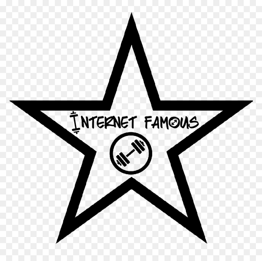 Internet Famous Starr N - Star Outline, HD Png Download - famous png