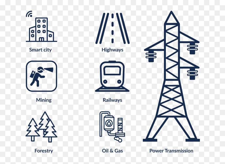 Electric Tower Png, Transparent Png - drone vector png