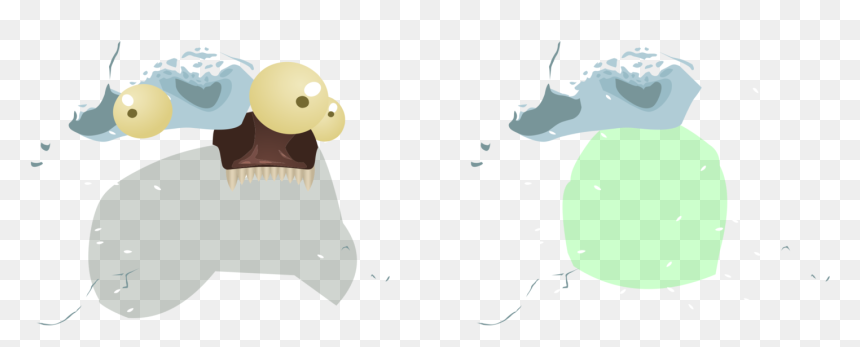 Art,water Bird,joint - Cartoon, HD Png Download - water monster png