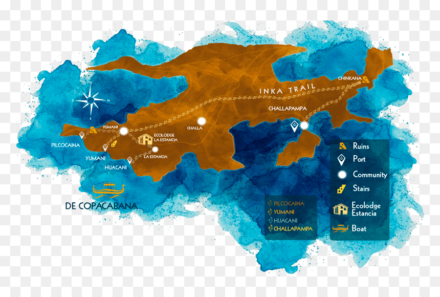 Map - Ecolodge La Estancia Bolivia, HD Png Download - bolivia png