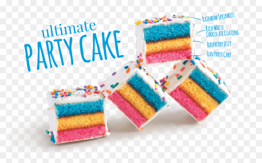Cakebites Ultimate Party Cake, HD Png Download - rainbow sprinkles png