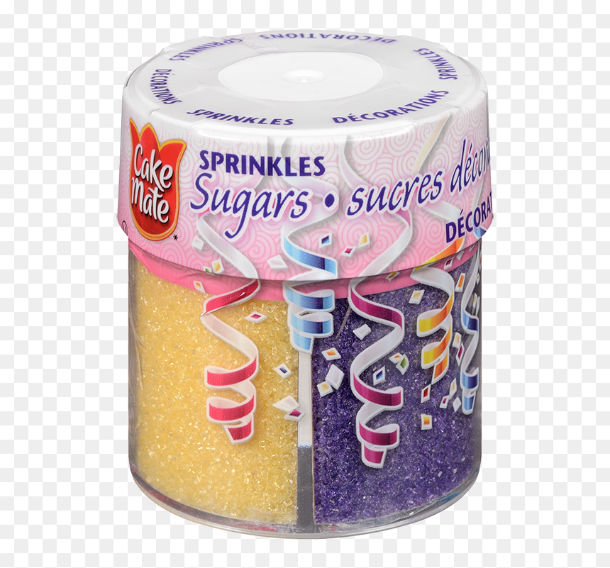 4 Cell Sprinkle Décors - Drink, HD Png Download - rainbow sprinkles png