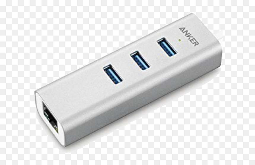 Anker Usb Hub Ethernet Png 01 - Best Usb Hub With Ethernet, Transparent Png - usb port png