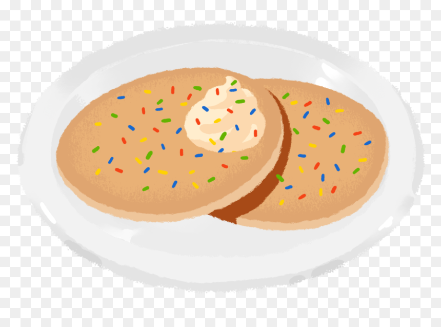 Rainbowpancakes - Buttercream, HD Png Download - rainbow sprinkles png
