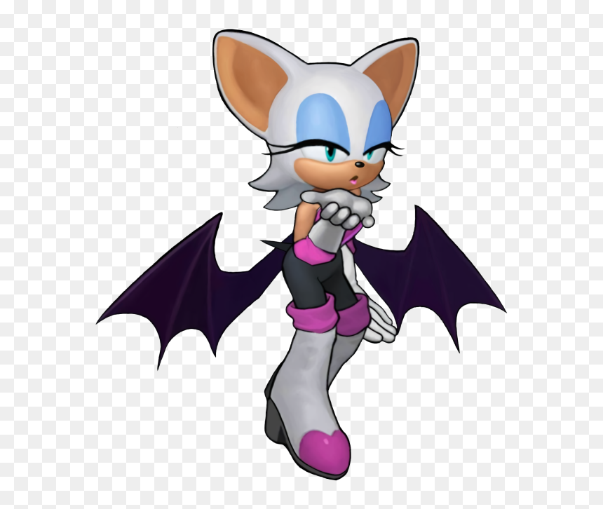 Image - Cartoon, HD Png Download - rouge the bat png