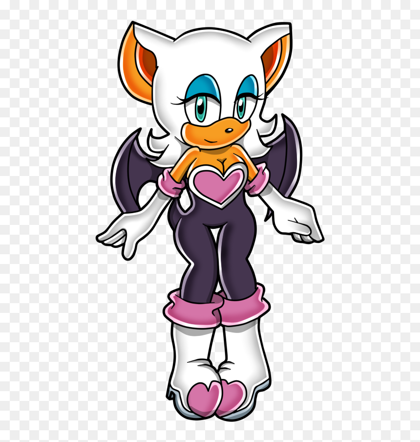 Clipart Bat 8 Bit - Cartoon, HD Png Download - rouge the bat png