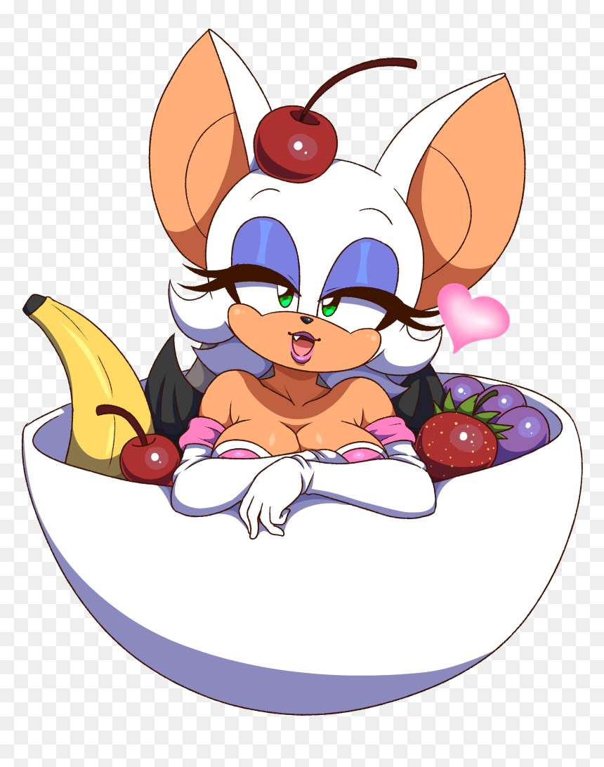 Rouge The Fruit Bat - Sonic El Trasero De Rouge, HD Png Download - rouge the bat png