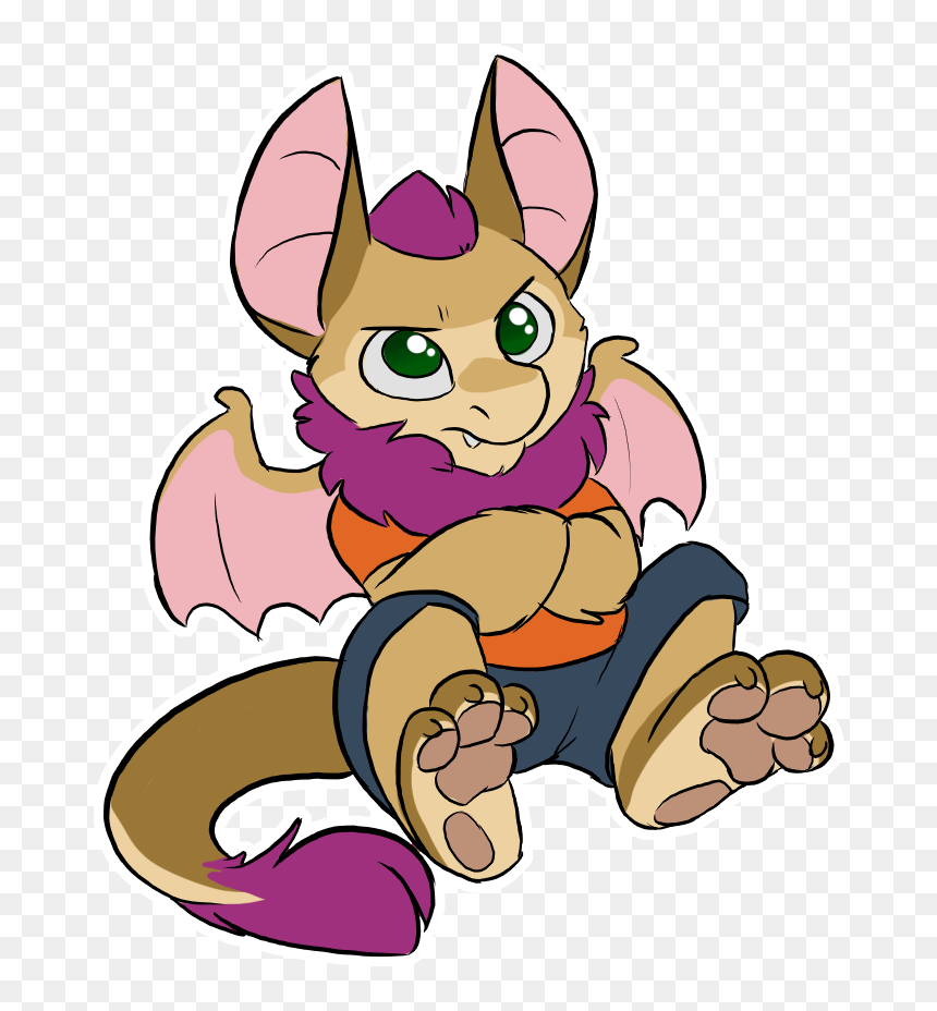 Cartoon Bats Cute, HD Png Download - rouge the bat png
