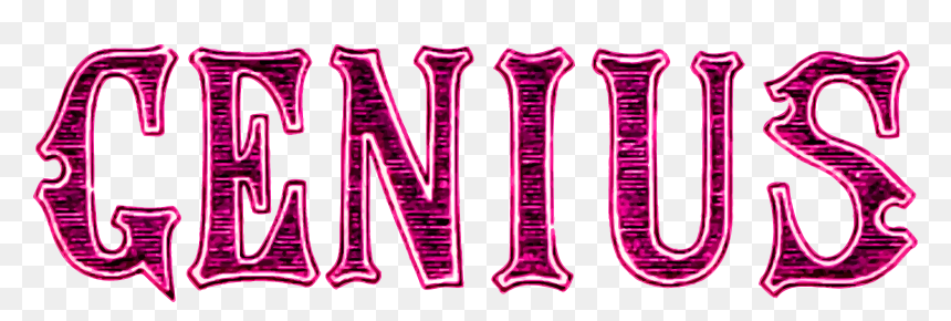 Noble Characteristic Typography - Typography, HD Png Download - genius png
