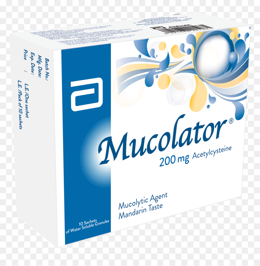 Product Photo - Mucolator 200mg Sachet, HD Png Download - abbott logo png