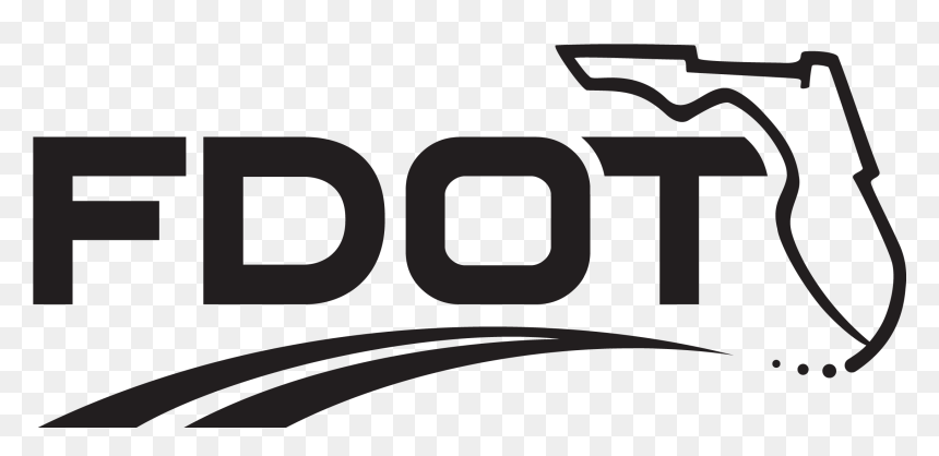 Florida Department Of Transportation, HD Png Download - black and white background png