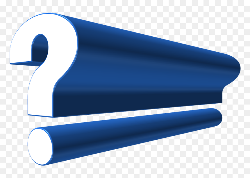 Question Mark, HD Png Download - blue question mark png