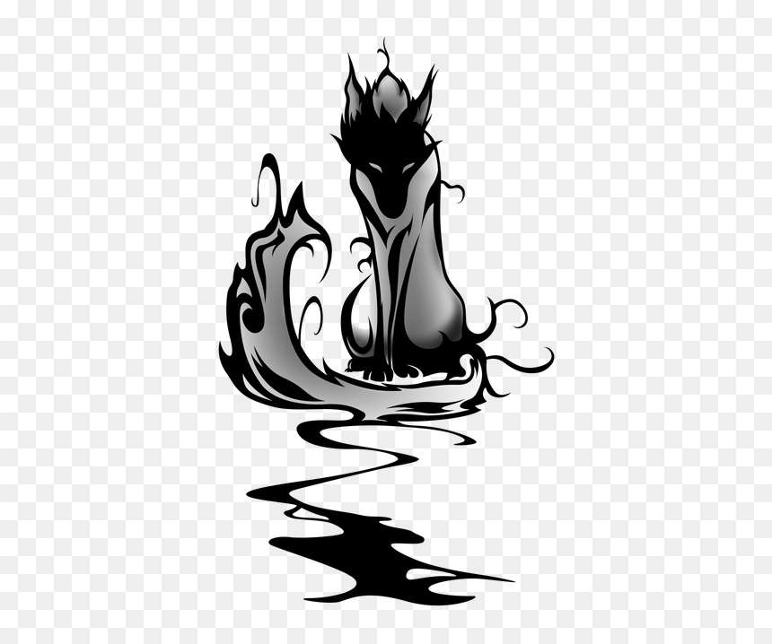 Werewolf, HD Png Download - wolf print png