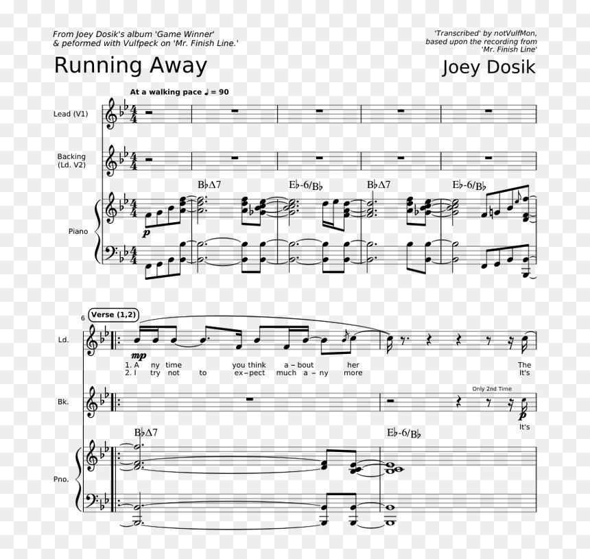 Transparent Running Away Png - Dj Got Us Falling In Love Piano, Png Download - kehlani png