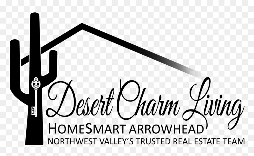 Desert Charm Living Real Estate Team Logo - Calligraphy, HD Png Download - scarlett bordeaux png