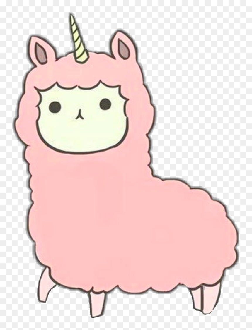 If You"re Reading This Follow @doniyyya On Instagram - Kawaii Llama, HD Png Download - peppa pig fairy png