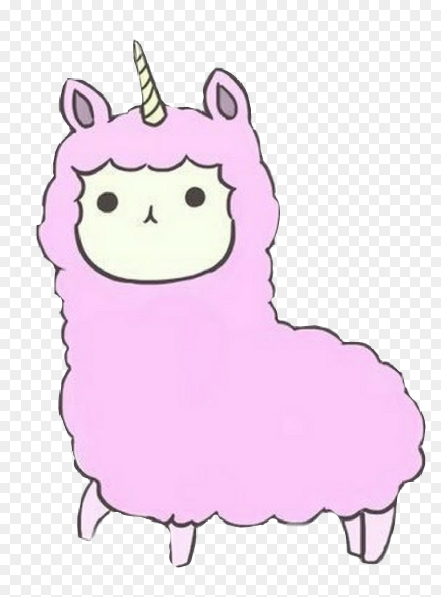 #if You"re Reading This Follow @doniyyya On Instagram - Kawaii Blue Llama, HD Png Download - peppa pig fairy png