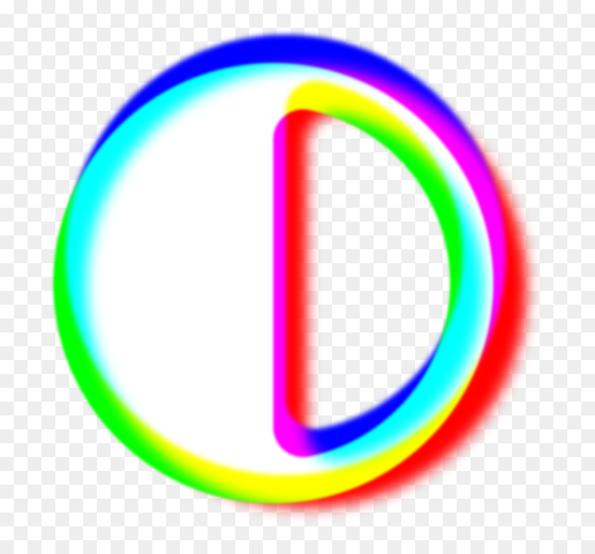 Circle, HD Png Download - vhs glitch png