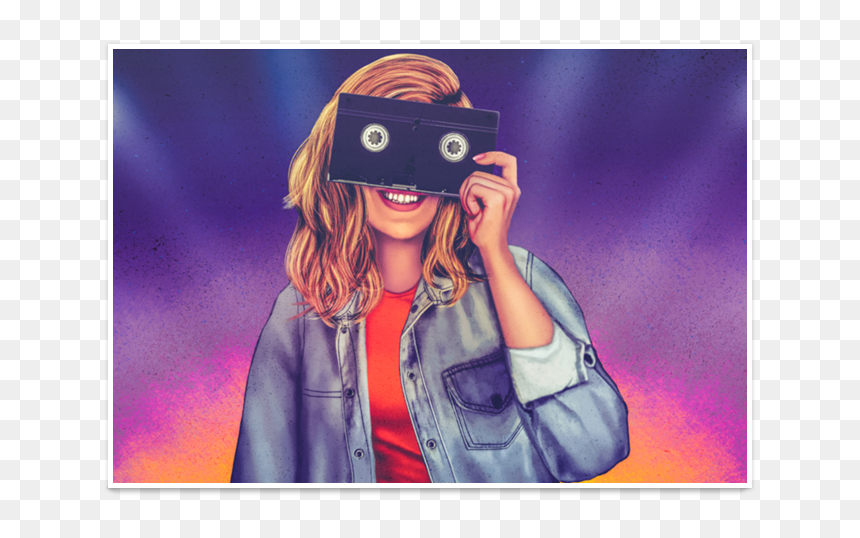 Poster Vhs Vision De The Glitchwayna - 1980s, HD Png Download - vhs glitch png