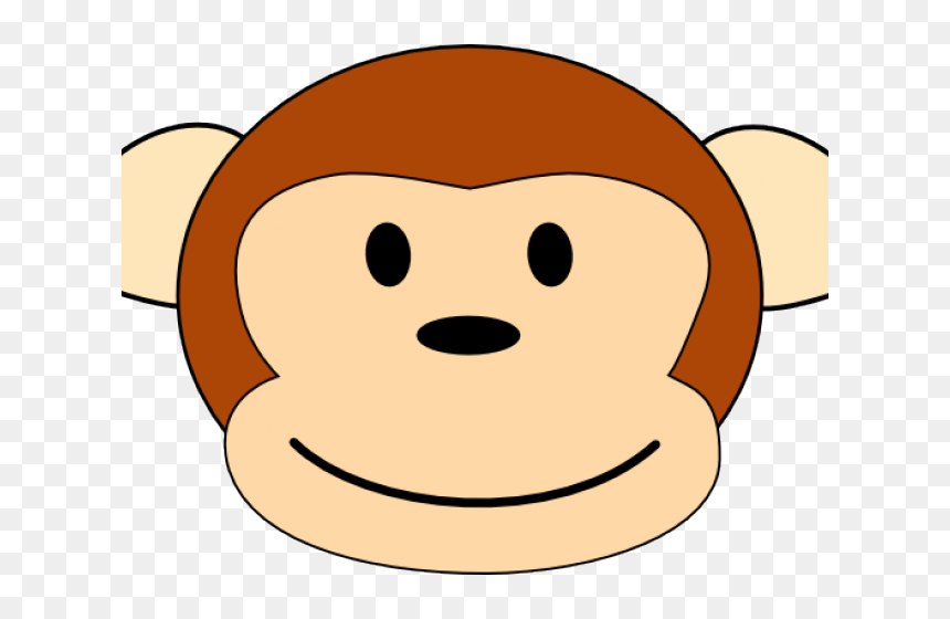Cartoon Monkey Head, HD Png Download - monkey head png