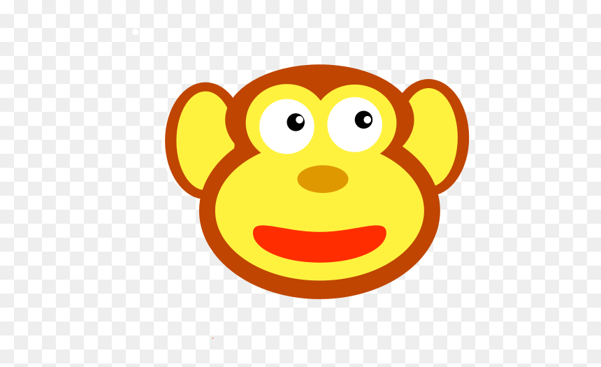 Monkey, HD Png Download - monkey head png