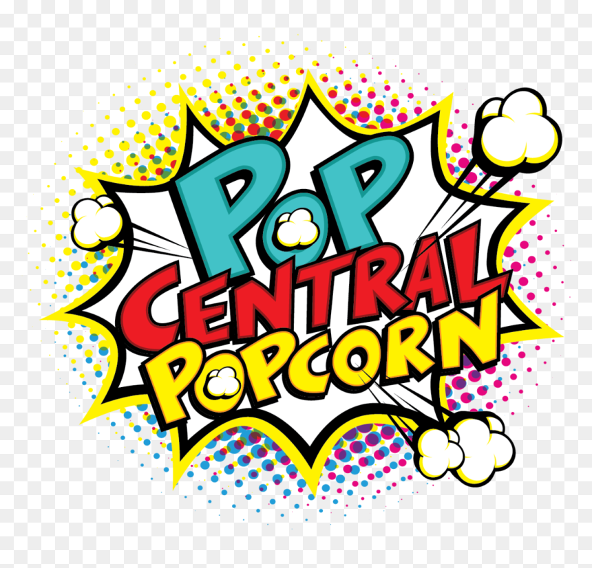 Pop Central Popcorn Clipart , Png Download, Transparent Png - pop art comic onomatopeyas png