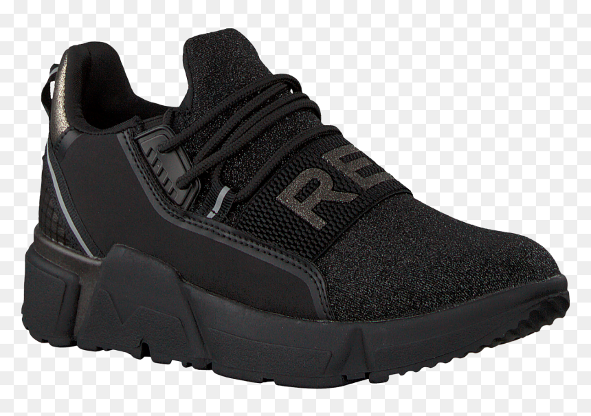 Black Replay Sneakers Rs950005s Lei - Shoe, HD Png Download - african american walking png