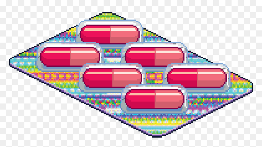 8 Bit Pills, HD Png Download - beyonce png tumblr