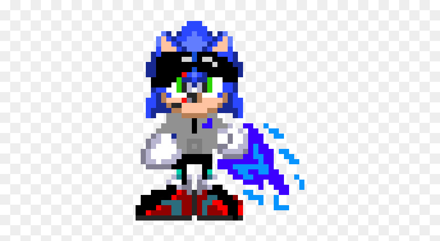 Sonic Pixel Art, HD Png Download - jayhawk png