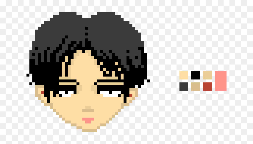 Pixel Art, HD Png Download - levi ackerman png