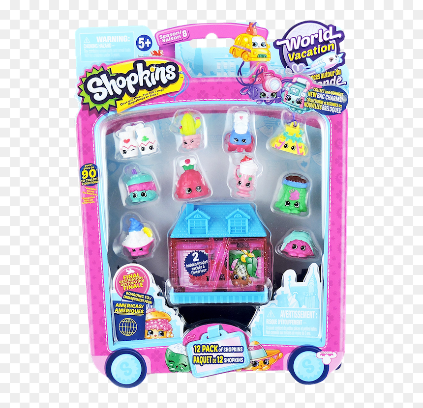 Americas 12 Pack Image - Shopkins World Vacation Americas 12 Pack, HD Png Download - shopkins wishes png