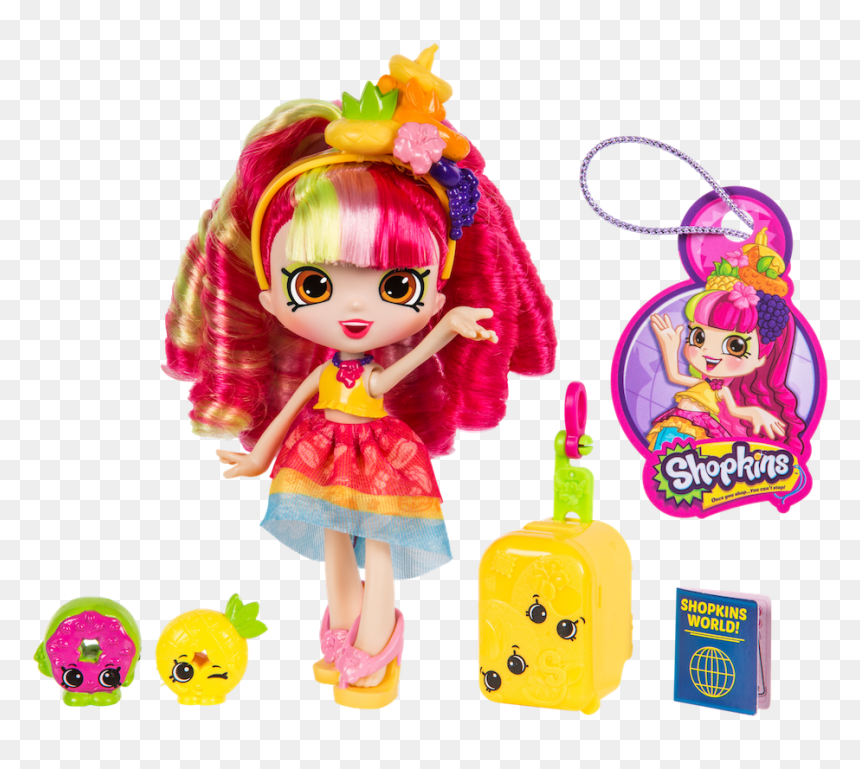 56556 56558 Spkds5 W3 Usa Brazil Donatina O Fep-1 - Shopkins Shoppie Dolls Donatina, HD Png Download - shopkins wishes png