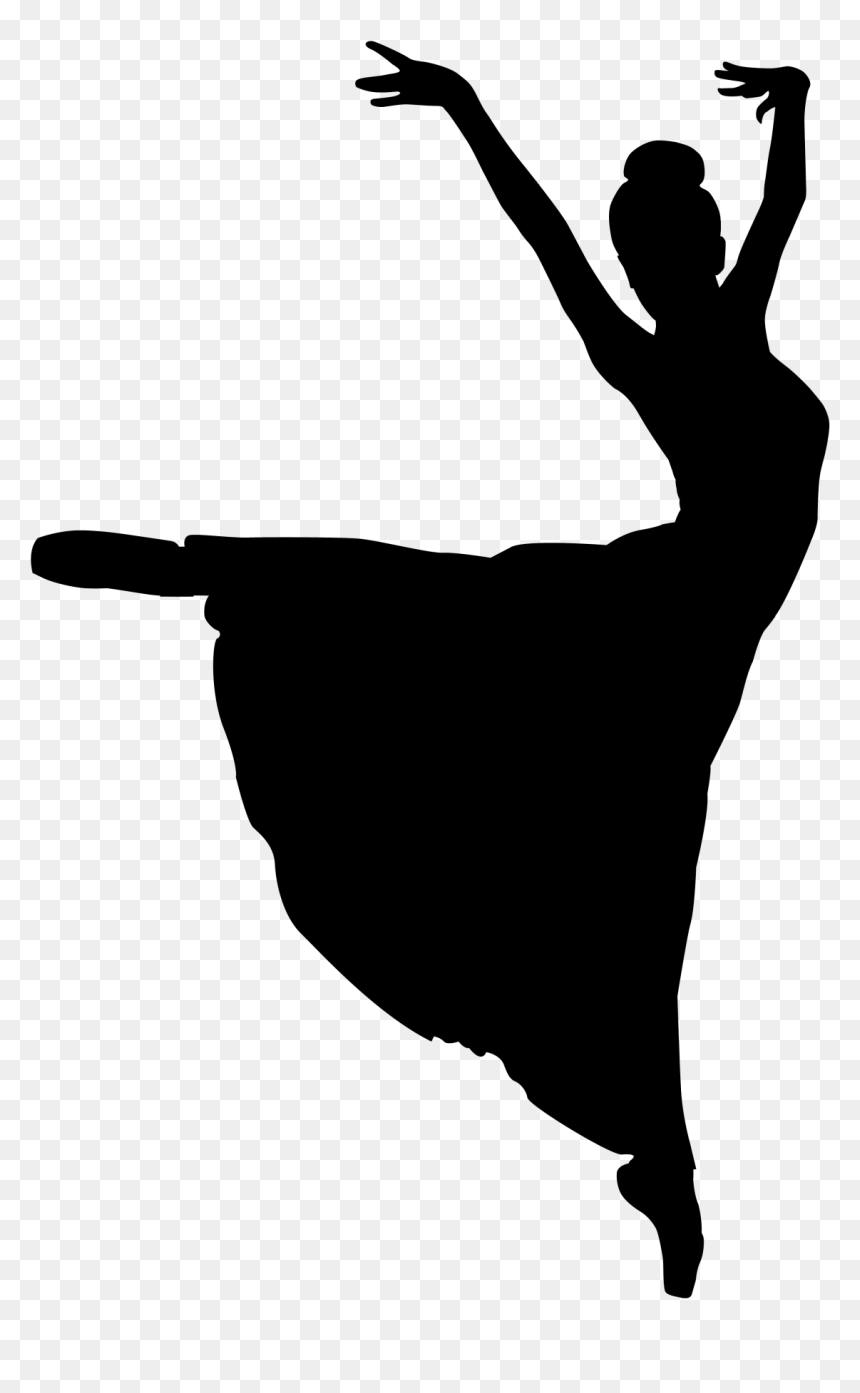 Dancer Clipart, HD Png Download - people dancing silhouette png