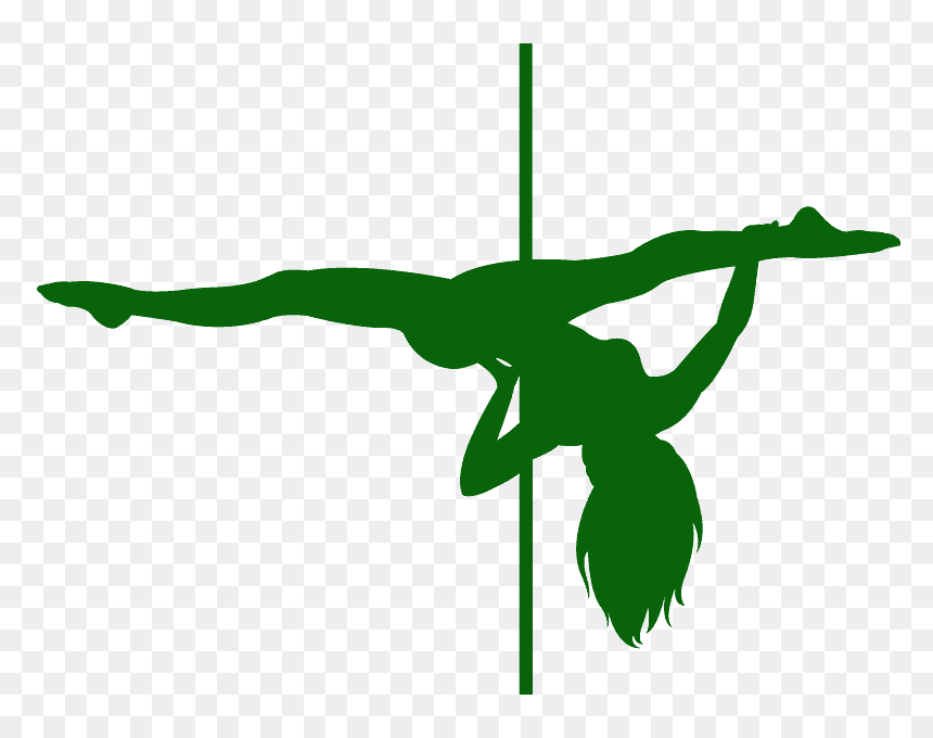 Pole Dancer Clip Art, HD Png Download - people dancing silhouette png