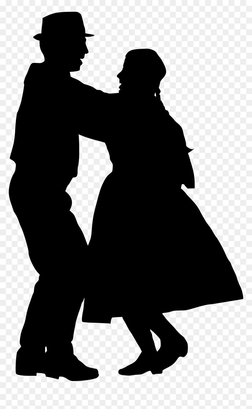 Silueta De Danza Folklorica, HD Png Download - people dancing silhouette png