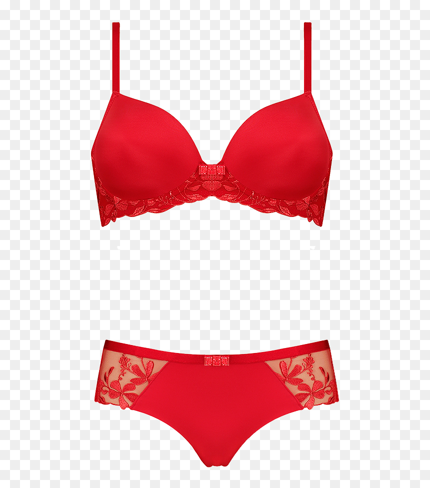 Red Lingerie Transparent Png, Png Download - sexy lingerie png