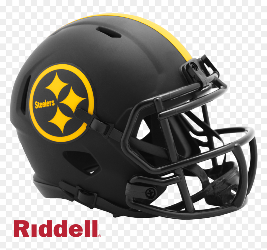 Steelers Mini Eclipse Helmet - Nfl Helmet, HD Png Download - steelers helmet png